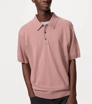 UNIQLO Washable Knitted Polo Sweater