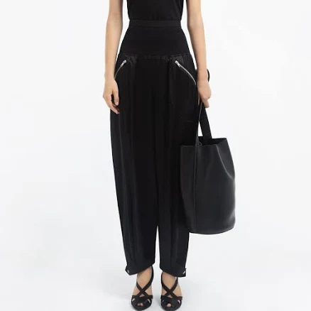 CO's Ribbed Silk Charmeuse Jogger