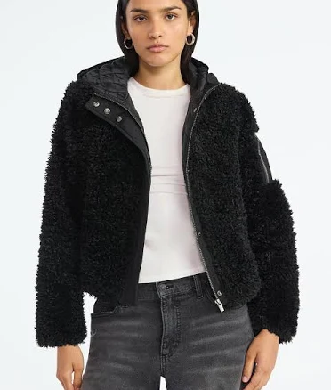 Scoop Women's Midweight Teddy Jacket with Hood