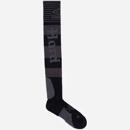 Umbro Men's Hard Times Socks Black / Gray - White