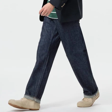 UNIQLO Men's Selvedge Straight Jeans