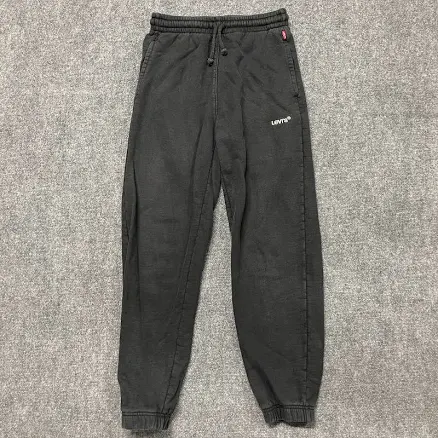 Levi's Red Tab Sweatpant Mens Small Black Cozy Drawstring Waist
