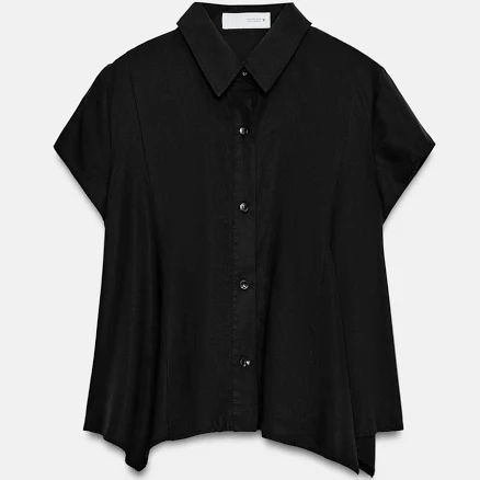 Zara Asymmetrical Flowy Shirt