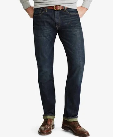 Polo Ralph Lauren Men's Hampton Relaxed Straight-Fit Lightweight Jeans