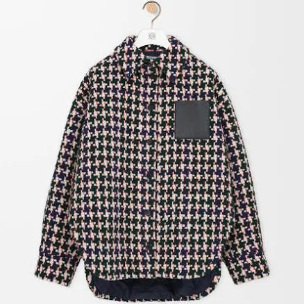 Loewe Men Overshirt In Wool Blend
