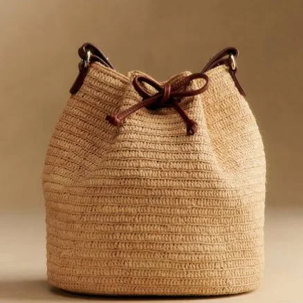 Farrow Sézane Raffia Bag
