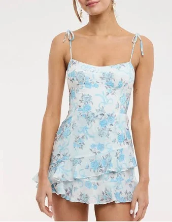 Gracie Ruffled Layered Mini Dress
