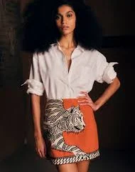 Malia Skirt - Sézane x Inoui Editions - Mantra Placement Embroidery