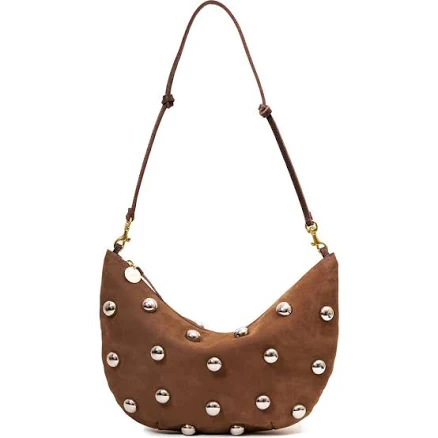 Clare V. Lune Choco Bar Studs Shoulder Bag