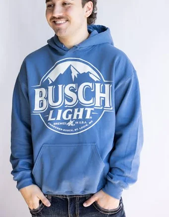 Busch Men's Vintage Logo Hoodie