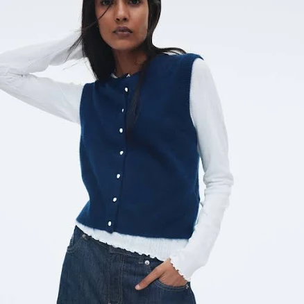 H&M Ladies Melange Knit Vest