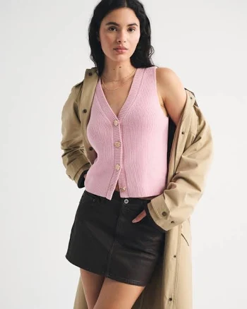 Abercrombie & Fitch Women's V-Neck Sweater Vest