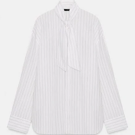 Zara Striped Poplin Shirt