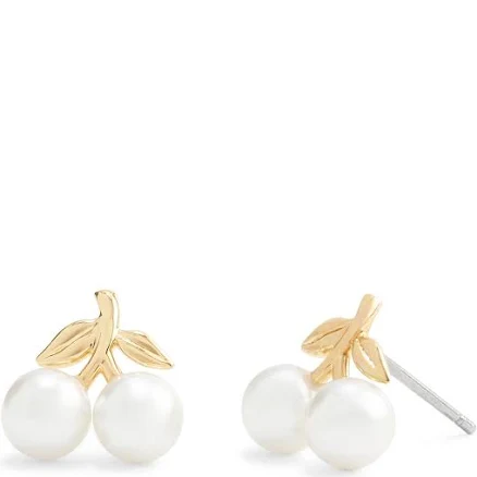 Coach Chiara Pearl Cherry Stud Earrings