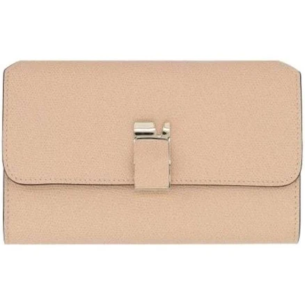 Valextra Women's Nolo Foldover Crossbody Bag - Natural - Shoulder bags