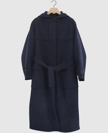 JULIA JENTZSCH Double Face Wool Duffle Coat