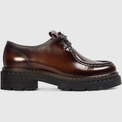 Etta Lace-Up Chunky Loafers