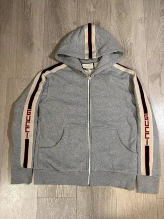 Gucci Men's Logo Stripe Hoodie