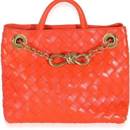 Bottega Veneta Women's Small Andiamo Leather Top-Handle Bag