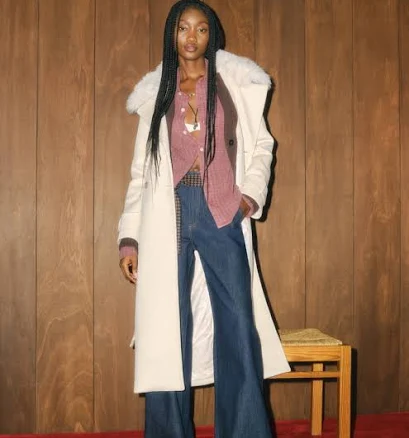 Abercrombie & Fitch Women's Carrie Wool-Blend Trench Coat