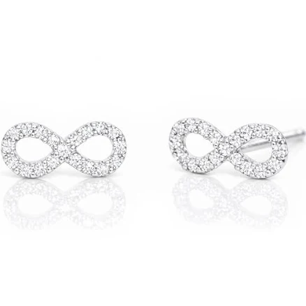 Mini Infinity Earrings
