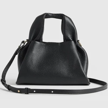 Quince Women's Italian Leather Trapeze Crossbody