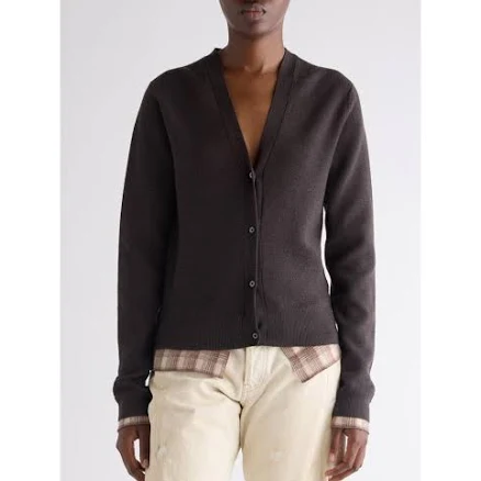 Acne Studios Women's Prelayered Wool Cardigan