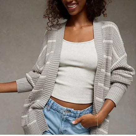 AE Women's Open-Front Cardigan Sweater
