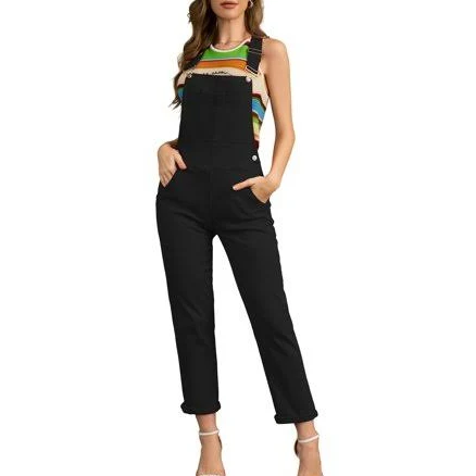 Women's Adjustable Strap Bib Overalls