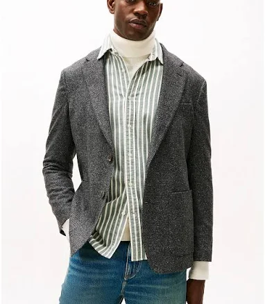 Tommy Hilfiger Men's Wool and Silk Donegal Blazer