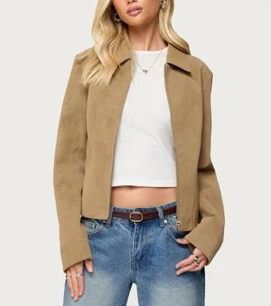 Edikted Women's Cozette Faux Leather Jacket