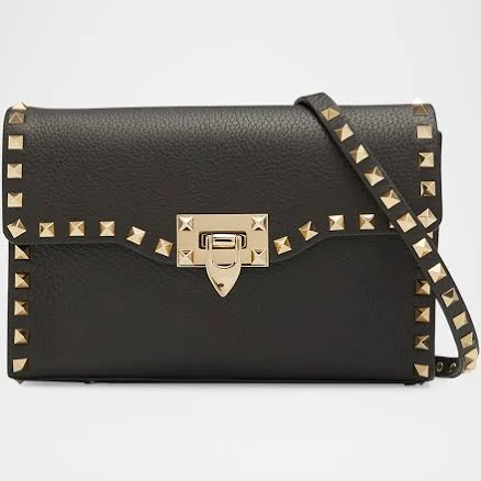 Valentino Garavani Leather Rockstud Cross-Body Bag