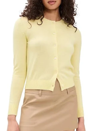 Essential Crewneck Knit Cardigan