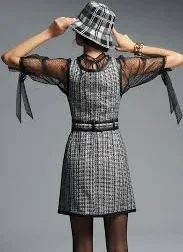 Maeve Tweed Mini Dress