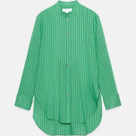 Zara Striped Bib Shirt