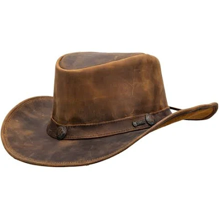 Outback Trading Co. Men's Cheyenne Leather Hat