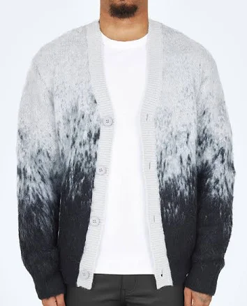 Mohair Gradient Cardigan