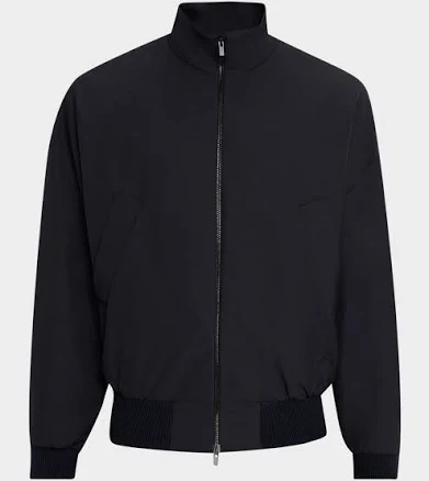 Fear Of God Men's High-Neck Track Jacket, Blue, Men's, XL, Coats Jackets & Outerwear Athletic & Track Jackets