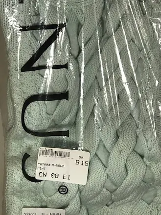 Venus Cable Knit Hi Low Cut Out Sleeveless Overlay Sweater Vest Mint