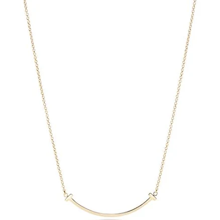 Tiffany & Co. Tiffany T Smile Pendant Gold Small