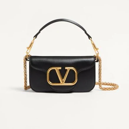 Valentino Garavani Locò Calfskin Shoulder Bag