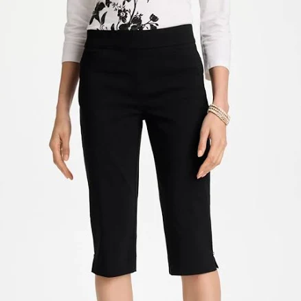 Chico's Women's Brigitte Slim Rivet Pull-On Capri Pants