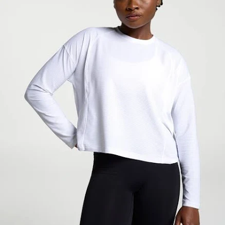 CALIA Women's Renew Long Sleeve Crop Tee