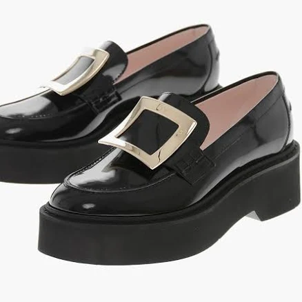 Patent Loafers With Platform Sole Roger Vivier