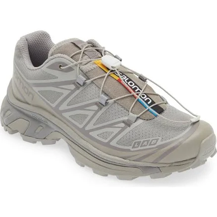 Salomon Gender Inclusive XT-6 Sneaker in Ghost Gray at Nordstrom, Size 12 Women's
