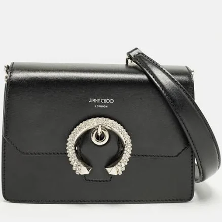 Jimmy Choo Madeline Crystal-Embellished Calf Leather Shoulder Bag