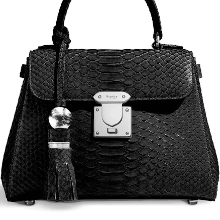 Asprey London Python Mini Handbag