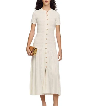 Sandro Women's Viscose Knit Maxi Dress