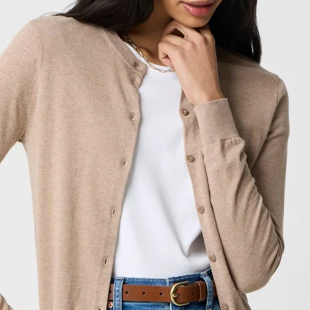 J.Crew Women's Classic Cotton Cardigan Sweater