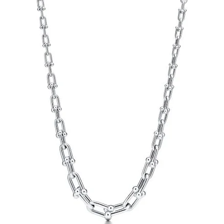 Tiffany HardWear Graduated Link Necklace in Sterling Silver